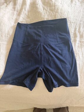 Navy Blue High-Waist Athletic Shorts - FP movement